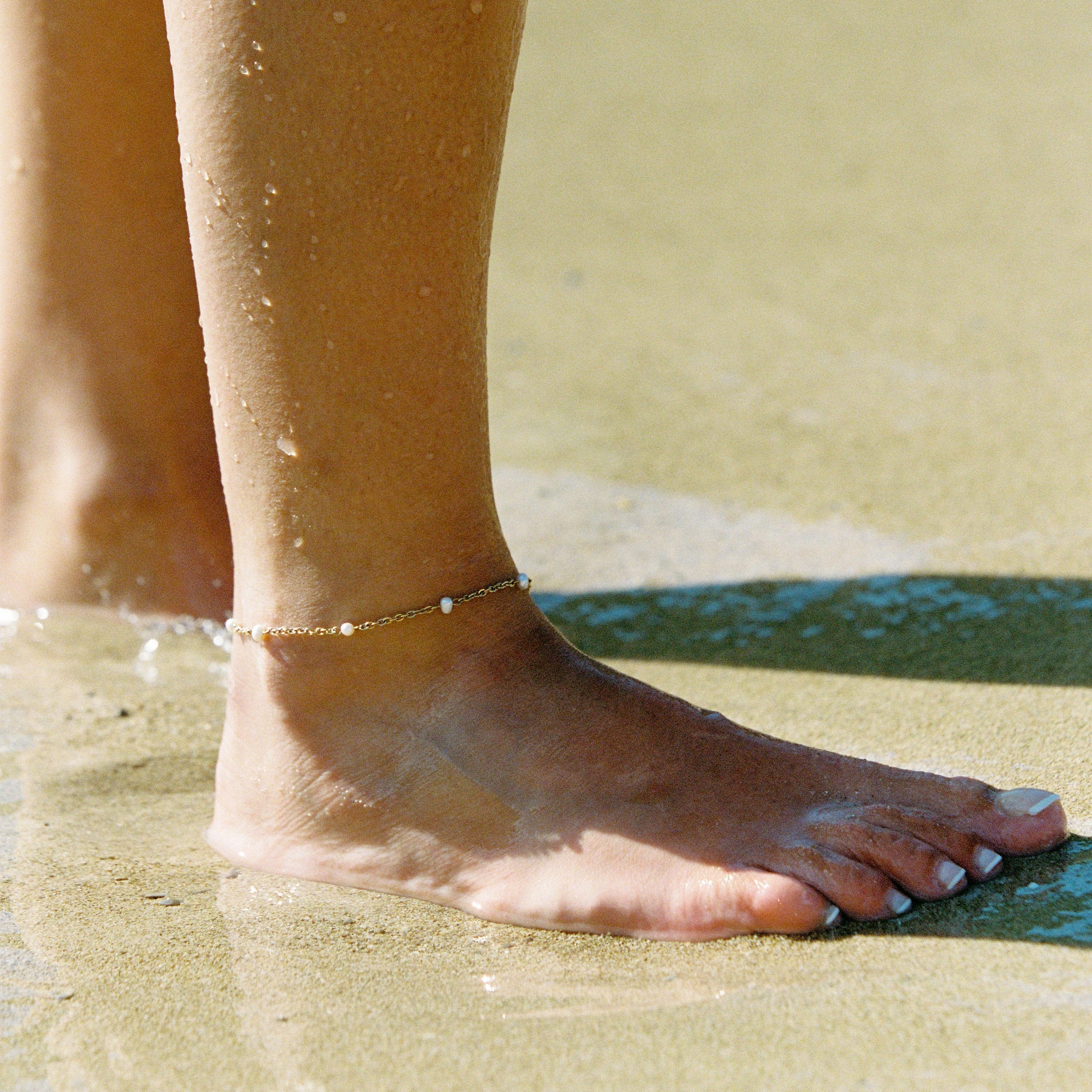 Nico Pearl Anklet