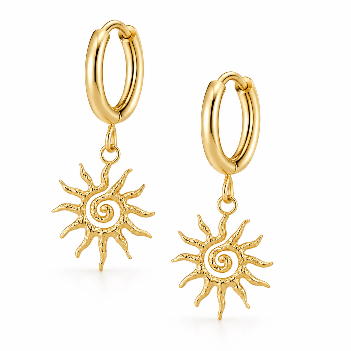 Mini Ibiza Sun Hoop Earrings