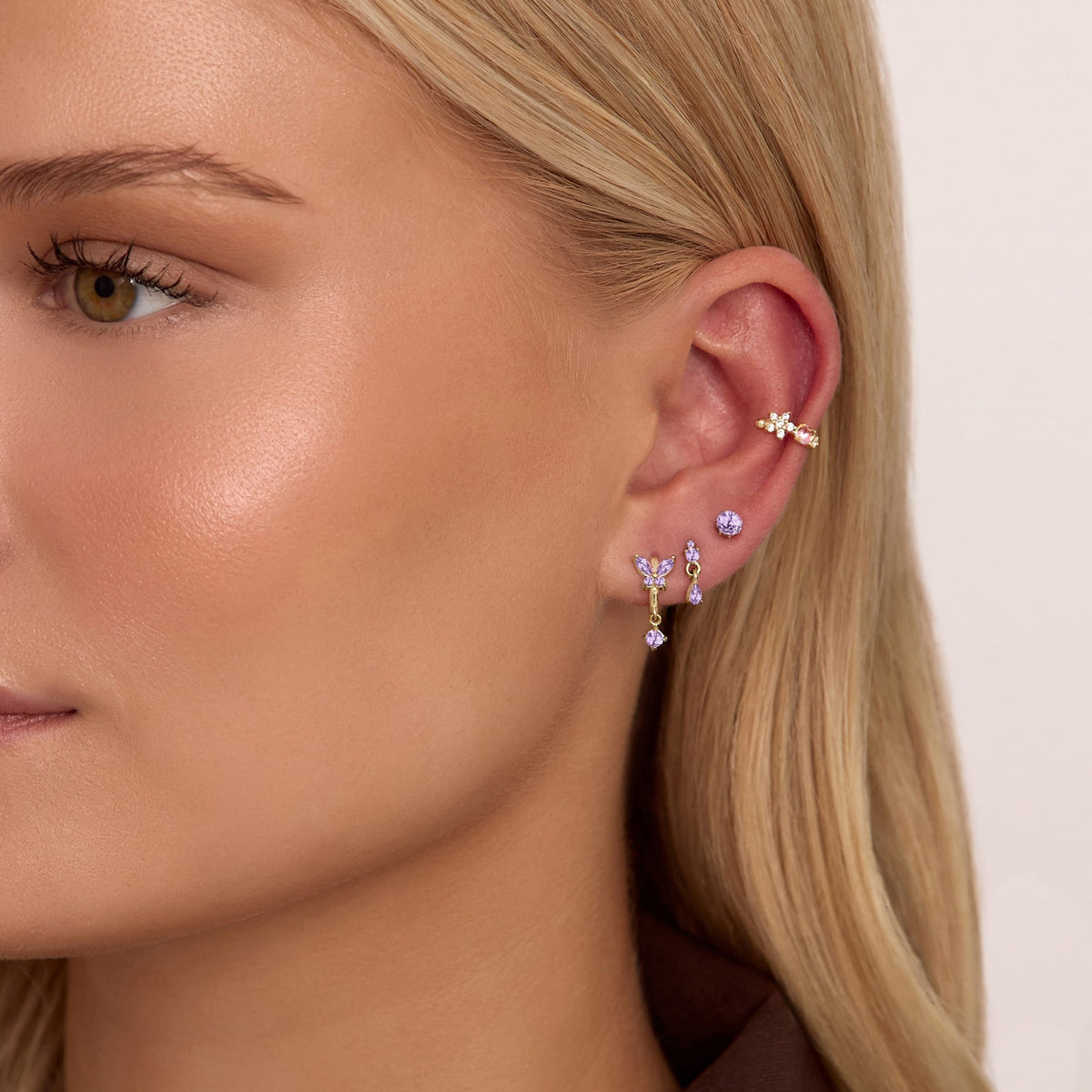 Bohomoon Stainless Steel Abbie Stud Earrings