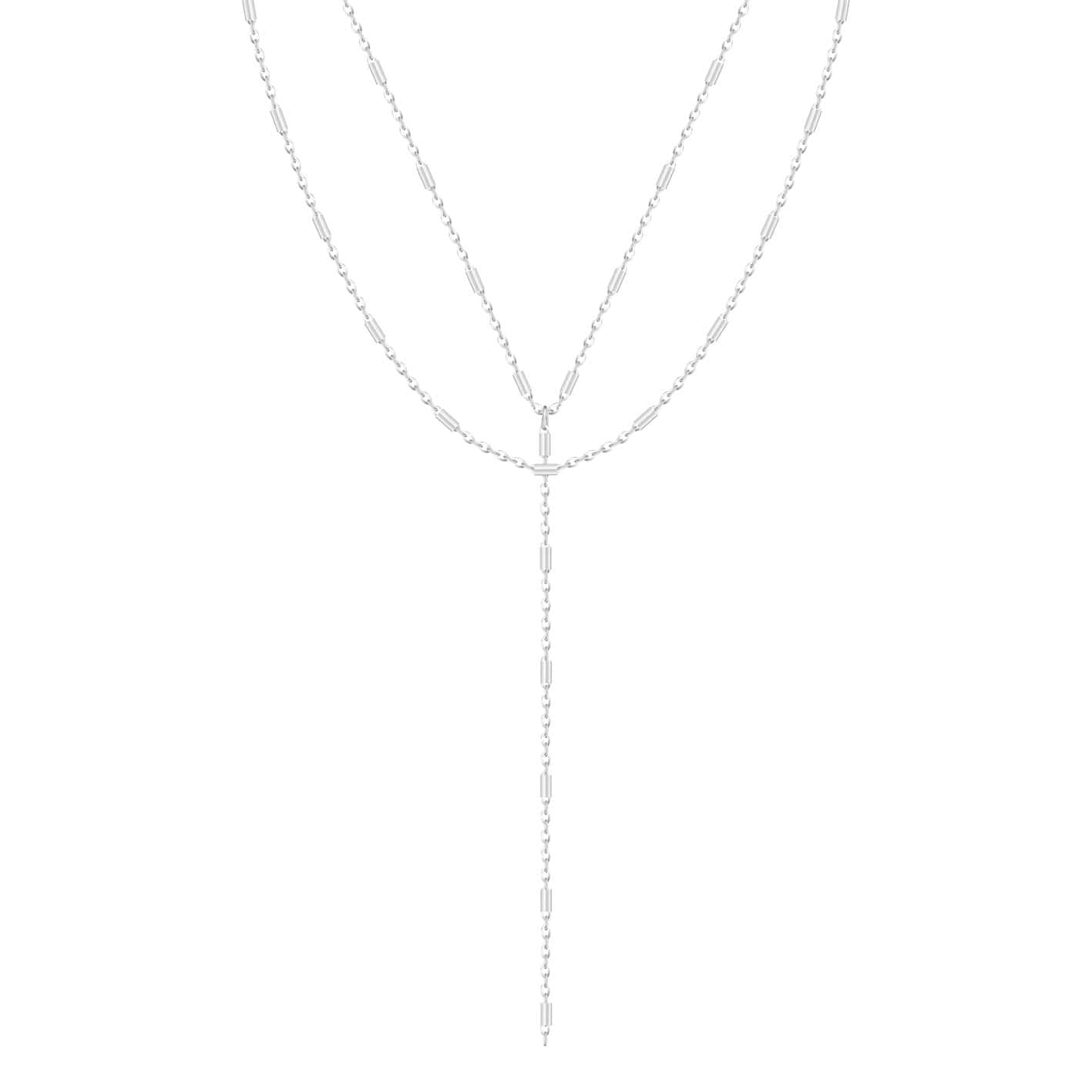 Bohomoon Stainless Steel Acadia Layered Lariat Necklace