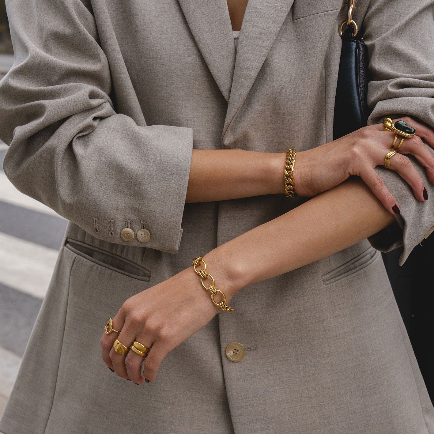Bohomoon Stainless Steel Alessandra Chunky Bracelet