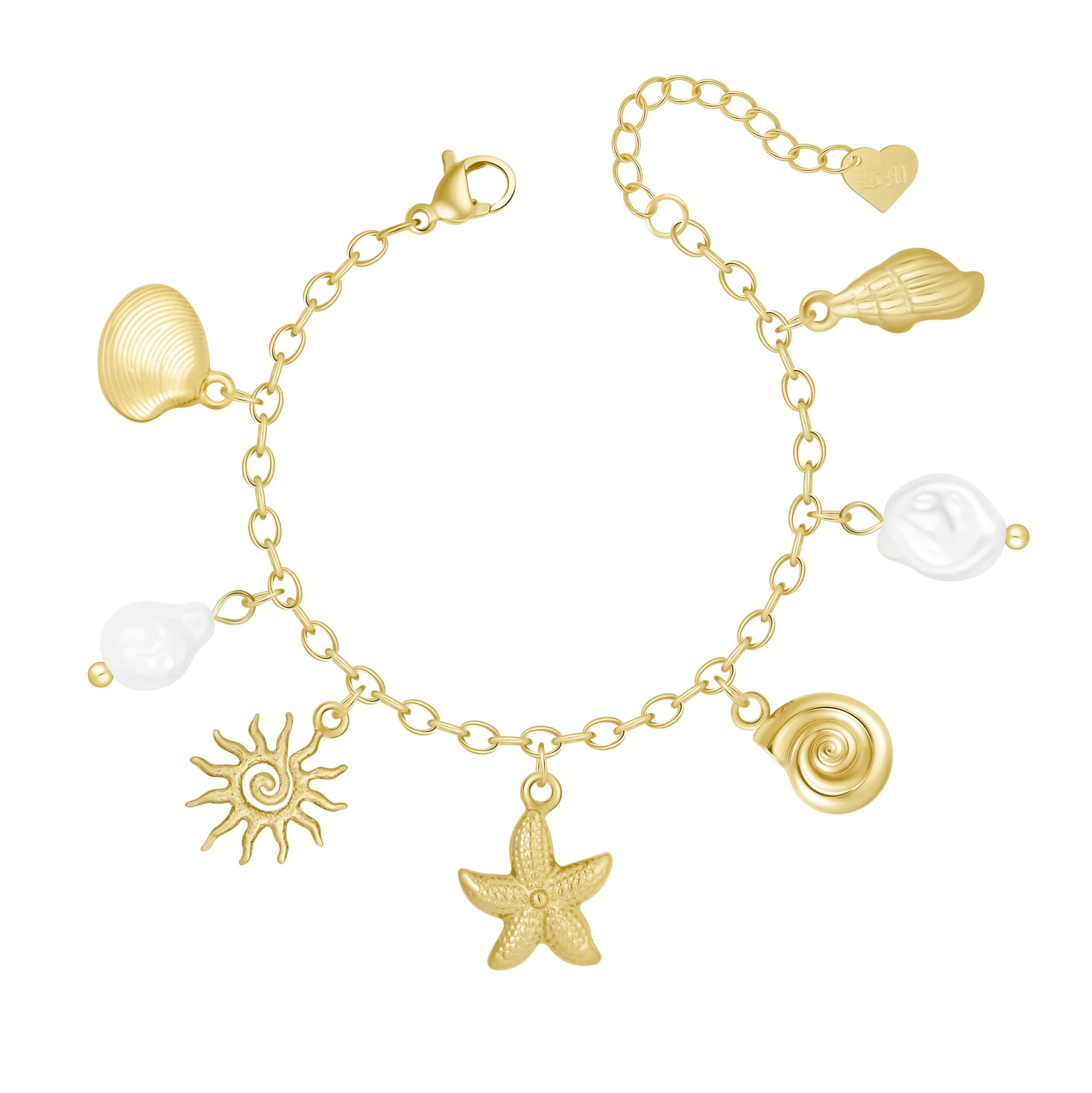 Bohomoon Stainless Steel Alicante Charm Bracelet