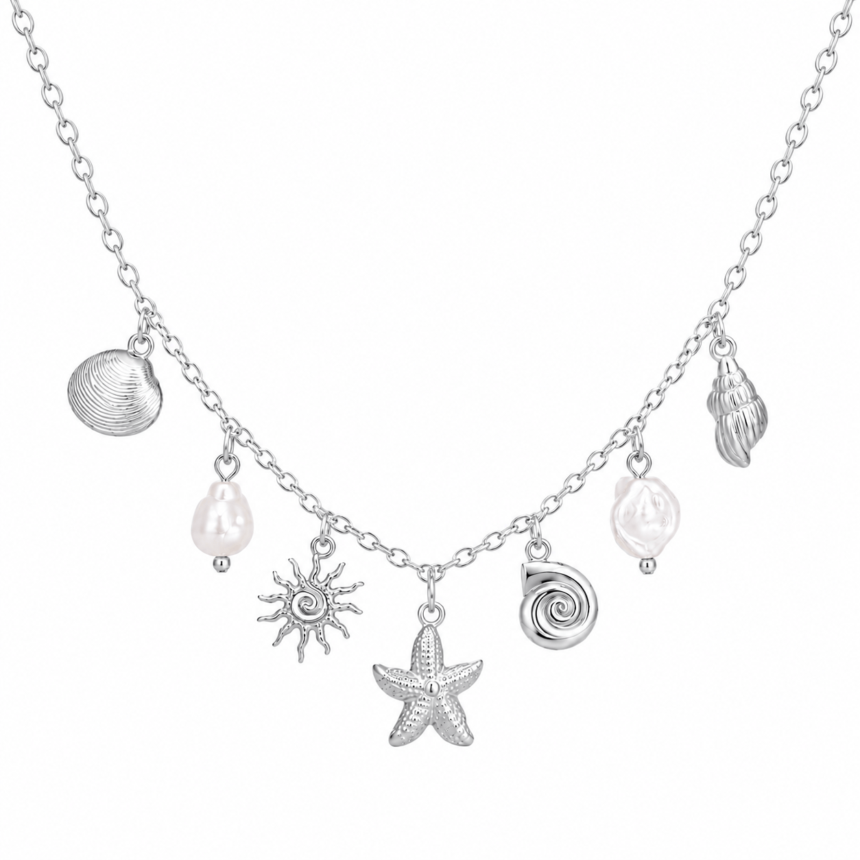 Bohomoon Stainless Steel Alicante Charm Necklace