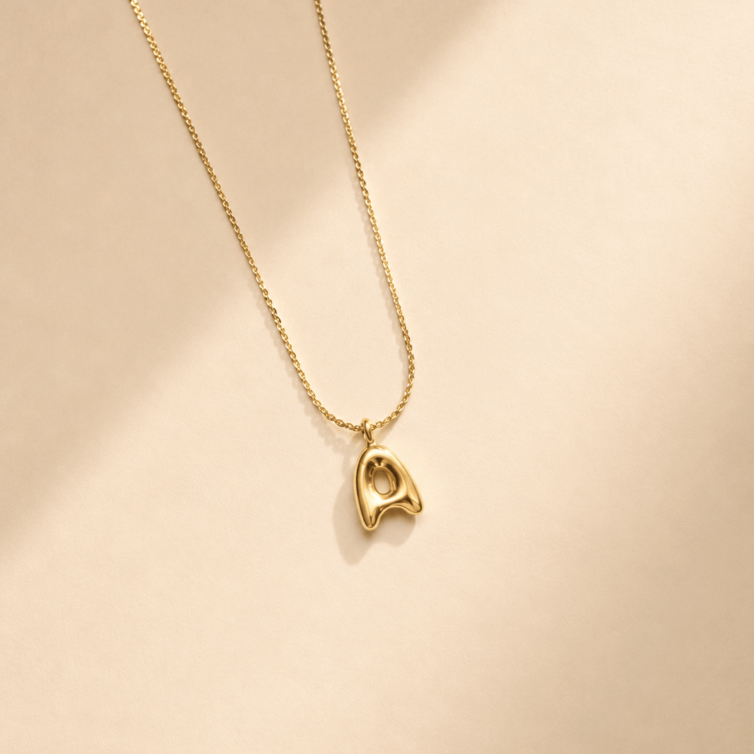 Bohomoon Stainless Steel All About Me Initial Necklace