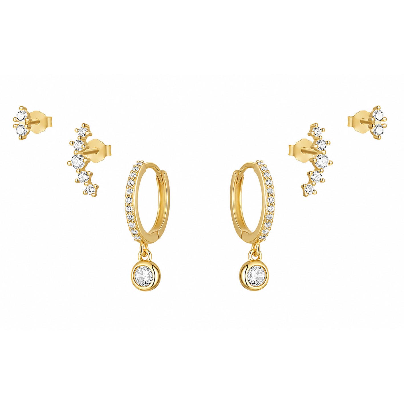 Bohomoon Stainless Steel Allie Earring Set