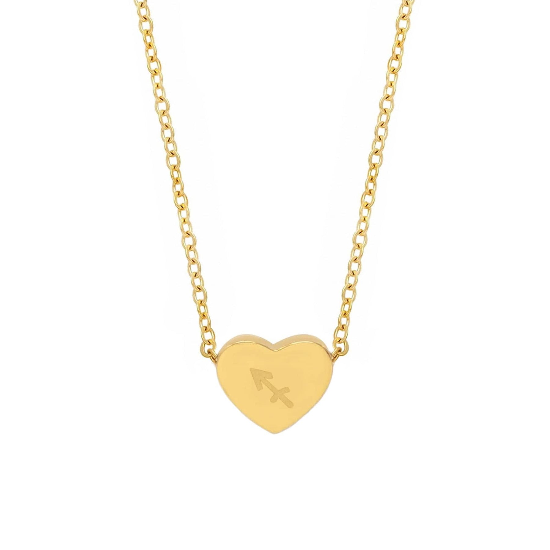 BohoMoon Stainless Steel Alora Zodiac Necklace Gold / Sagittarius