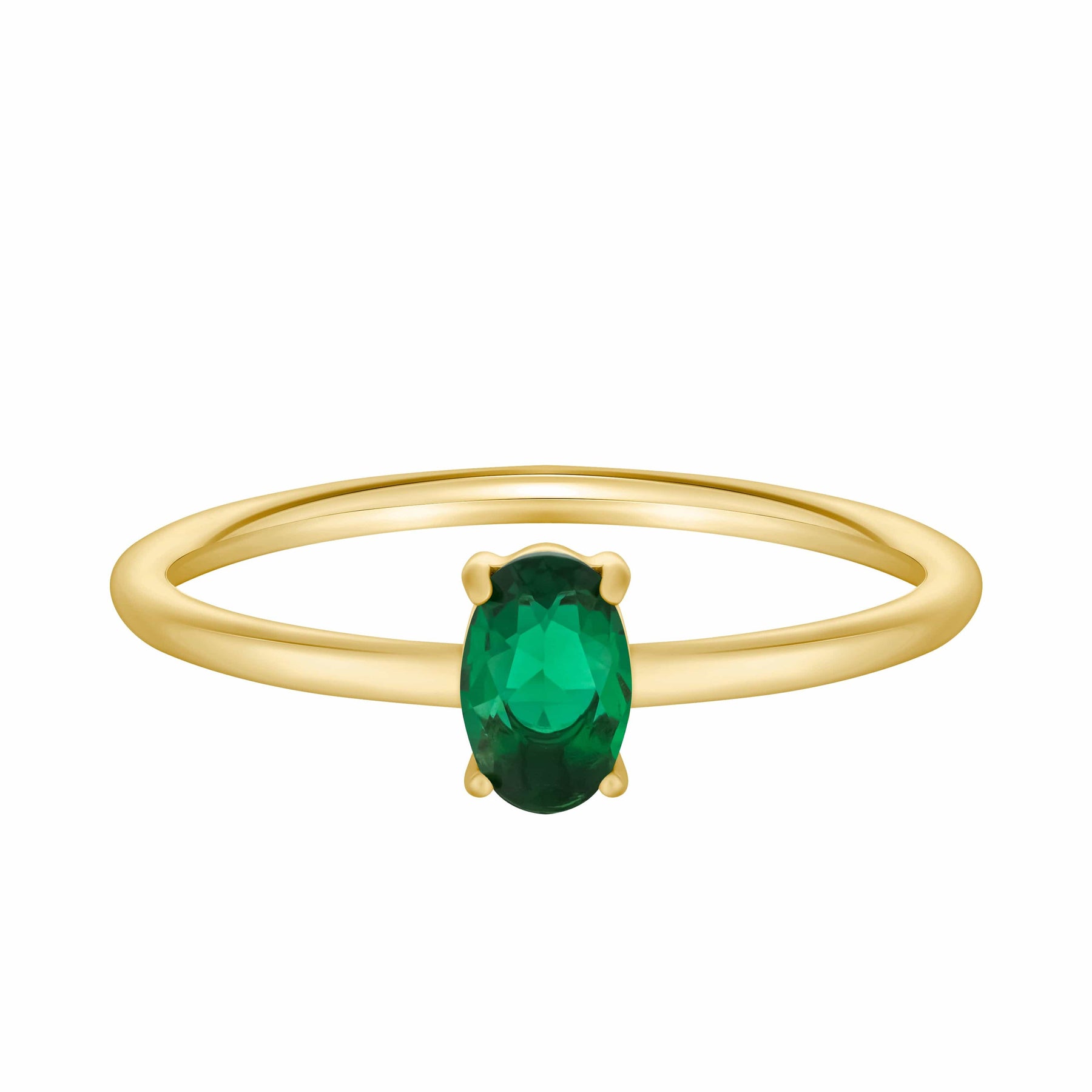 Bohomoon Stainless Steel Always Birthstone Ring