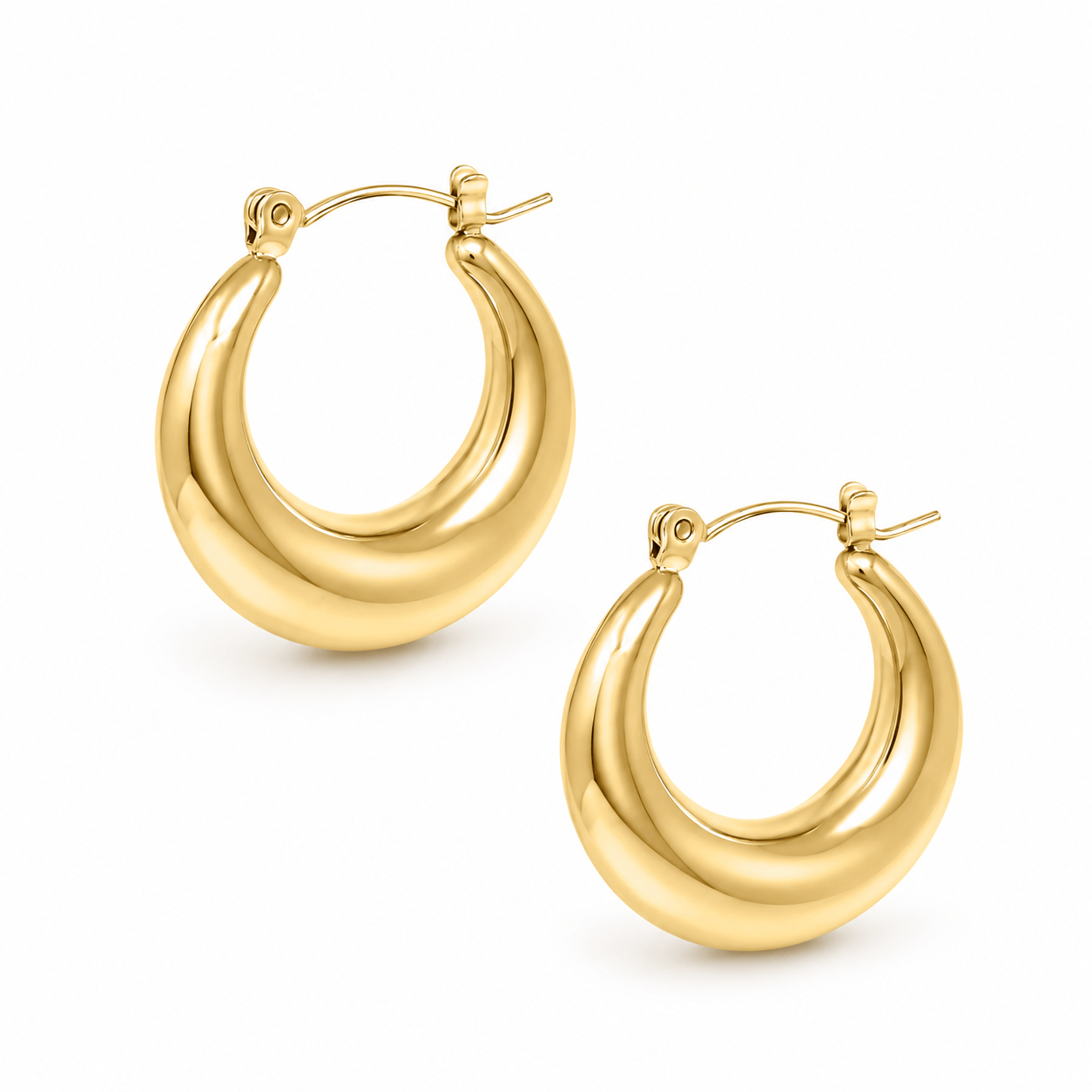 Bohomoon Stainless Steel Ana Hoop Earrings