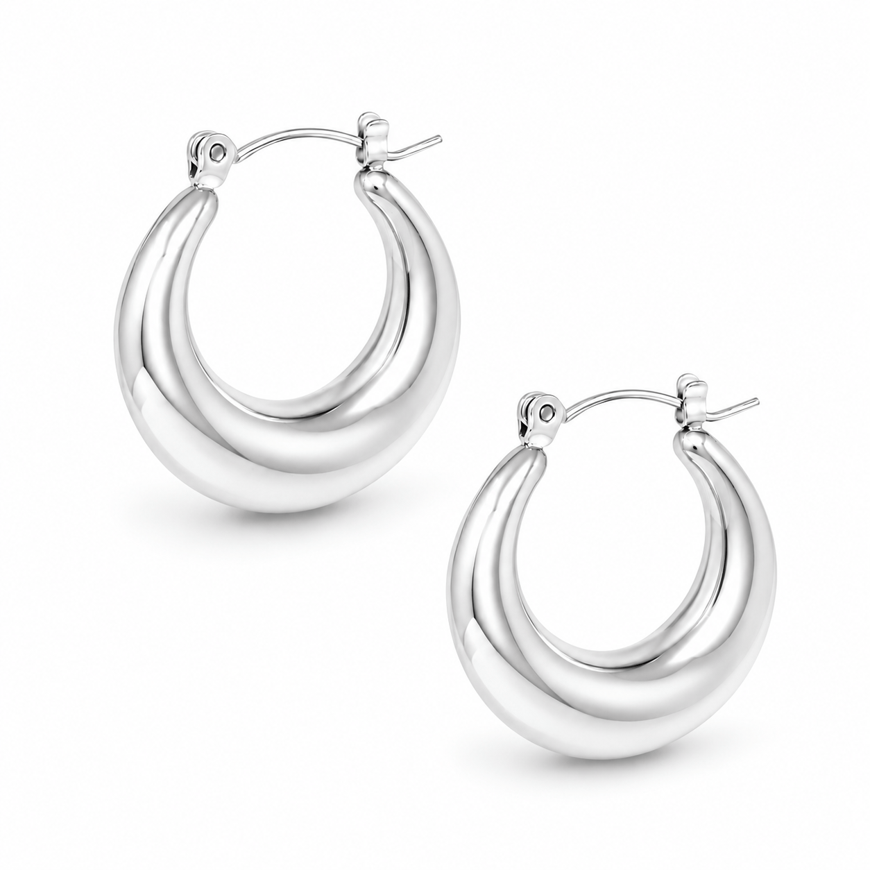 Bohomoon Stainless Steel Ana Hoop Earrings