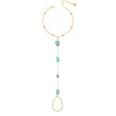 Bohomoon Stainless Steel Angelic Hand Chain Bracelet