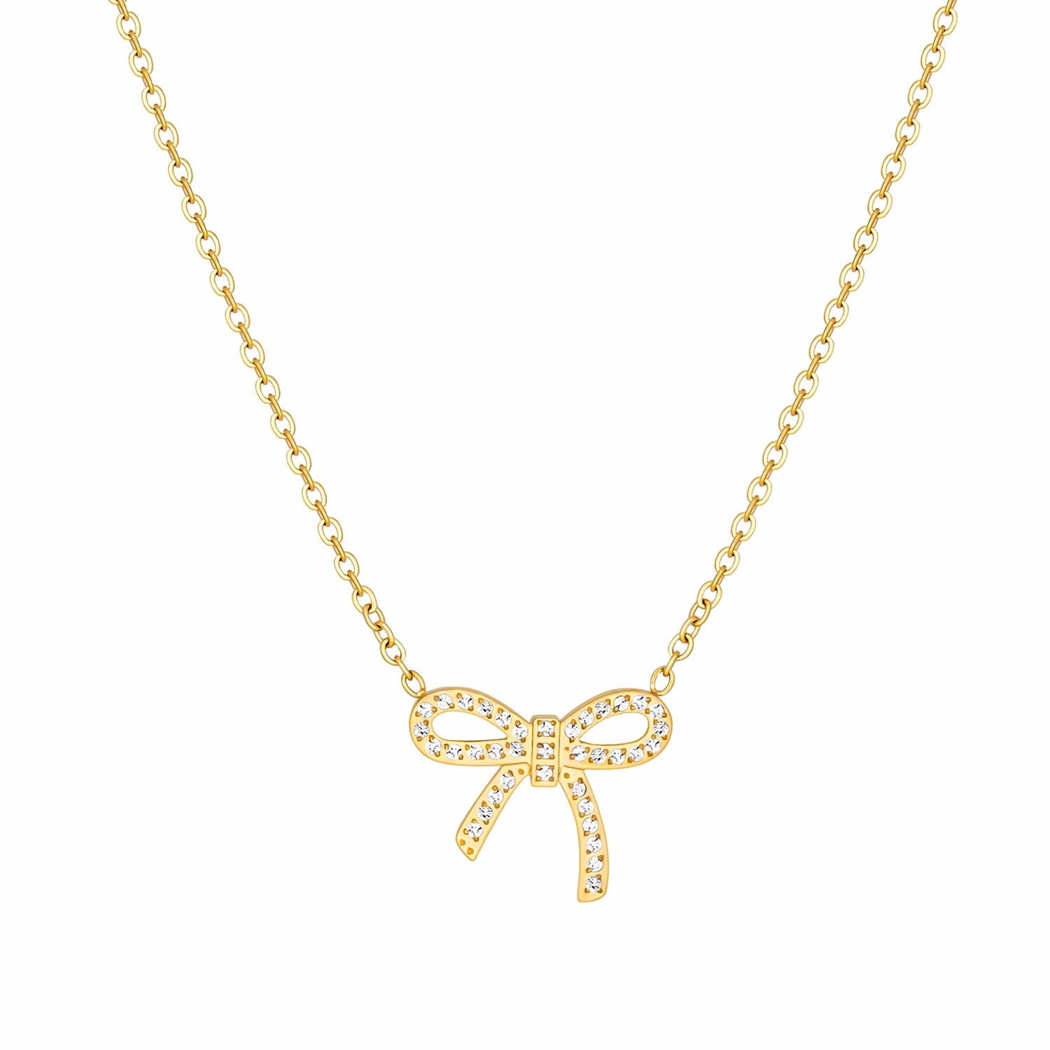 Bohomoon Stainless Steel Annie Bow Necklace