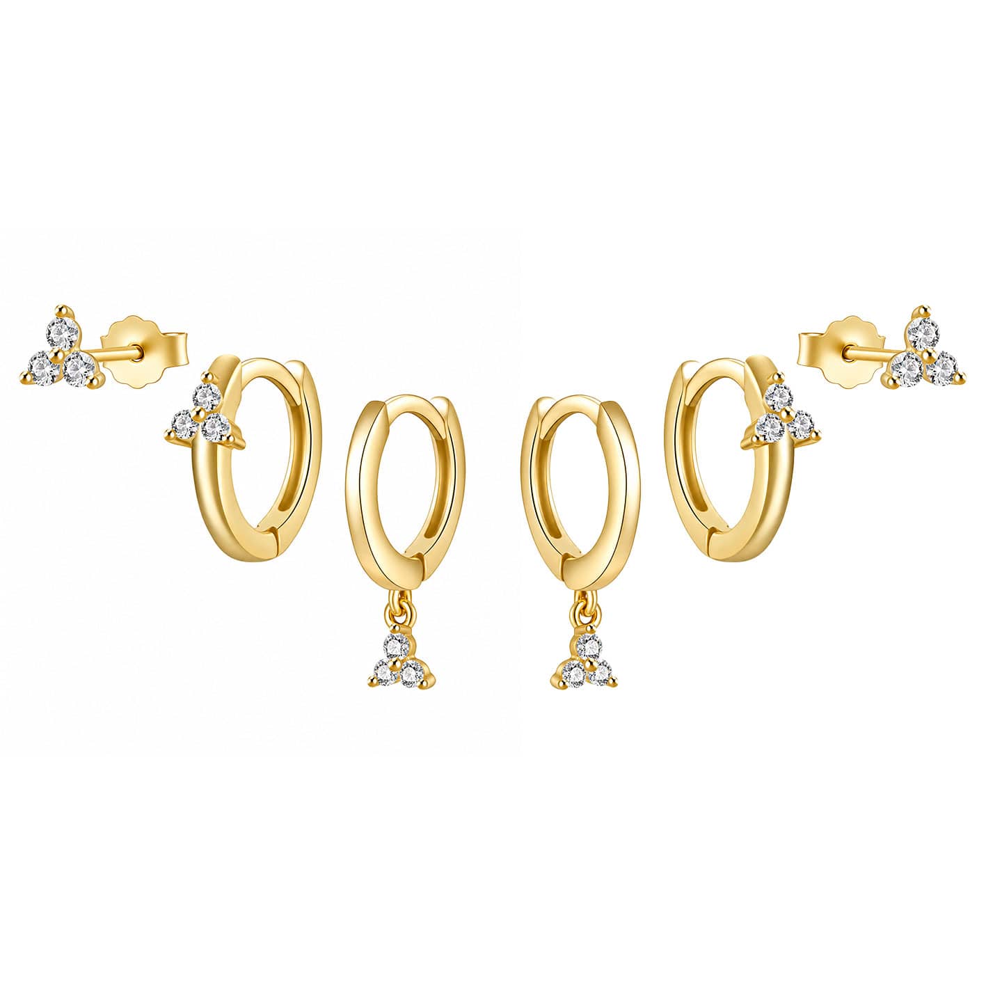 Bohomoon Stainless Steel Annie Earring Set