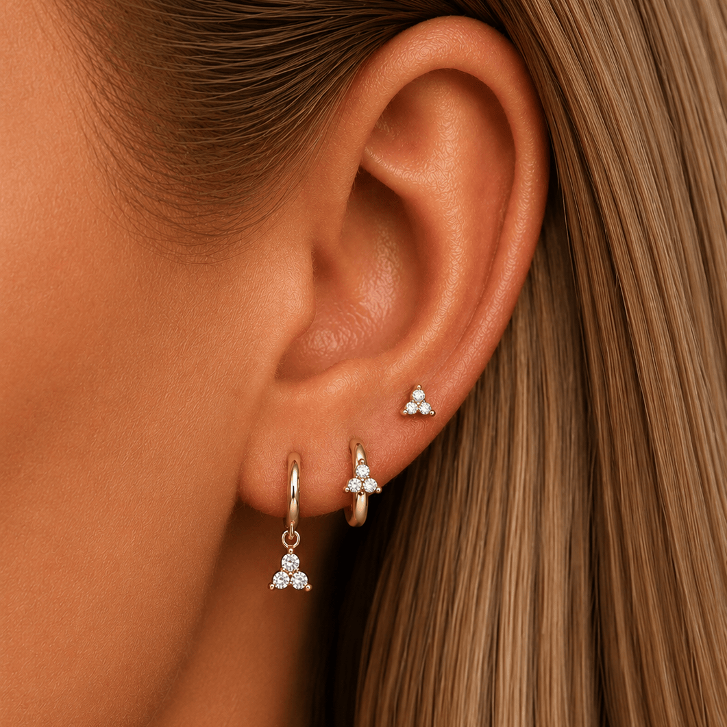 Bohomoon Stainless Steel Annie Earring Set
