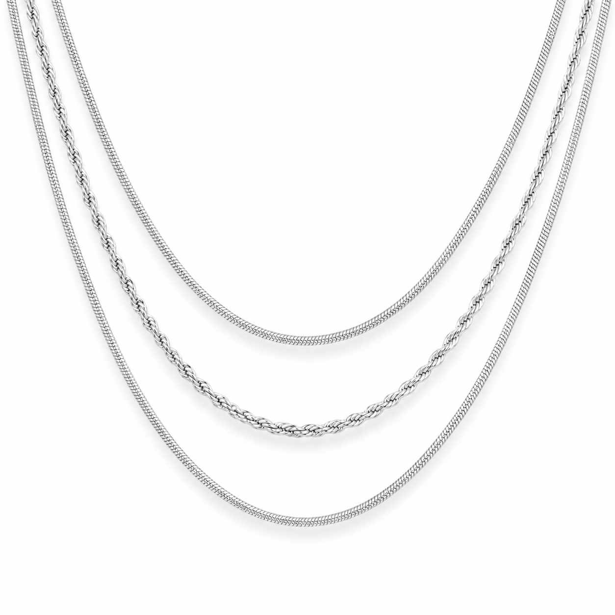 Bohomoon Stainless Steel Aria Layered Necklace