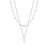 Bohomoon Stainless Steel Athelia Pearl Layered Necklace