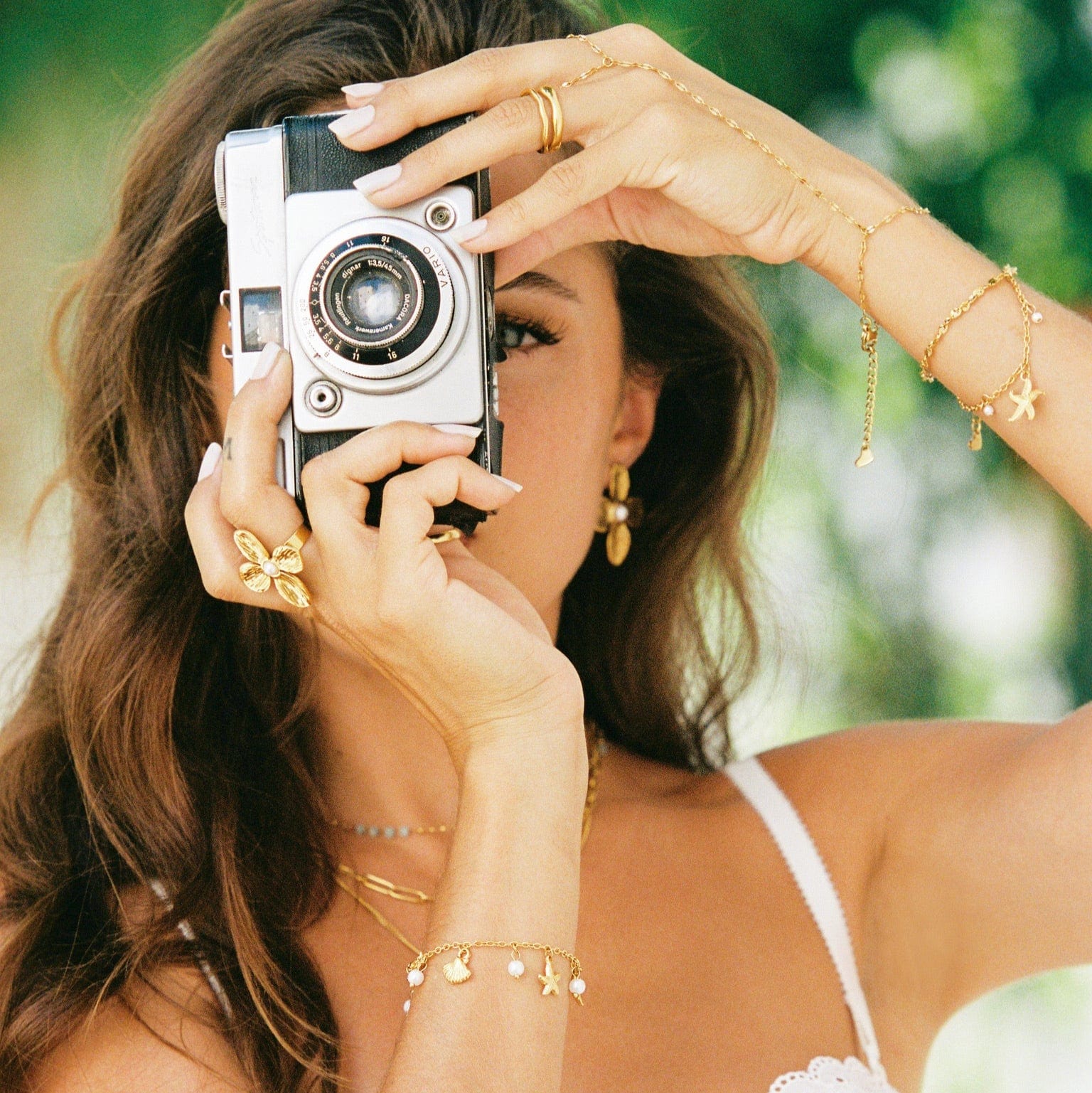 Bohomoon Stainless Steel Aurelie Pearl Ring