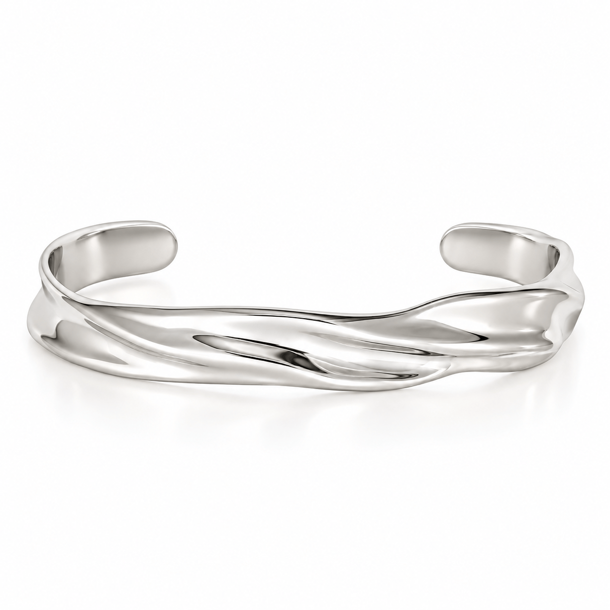Bohomoon Stainless Steel Bali Cuff Bracelet