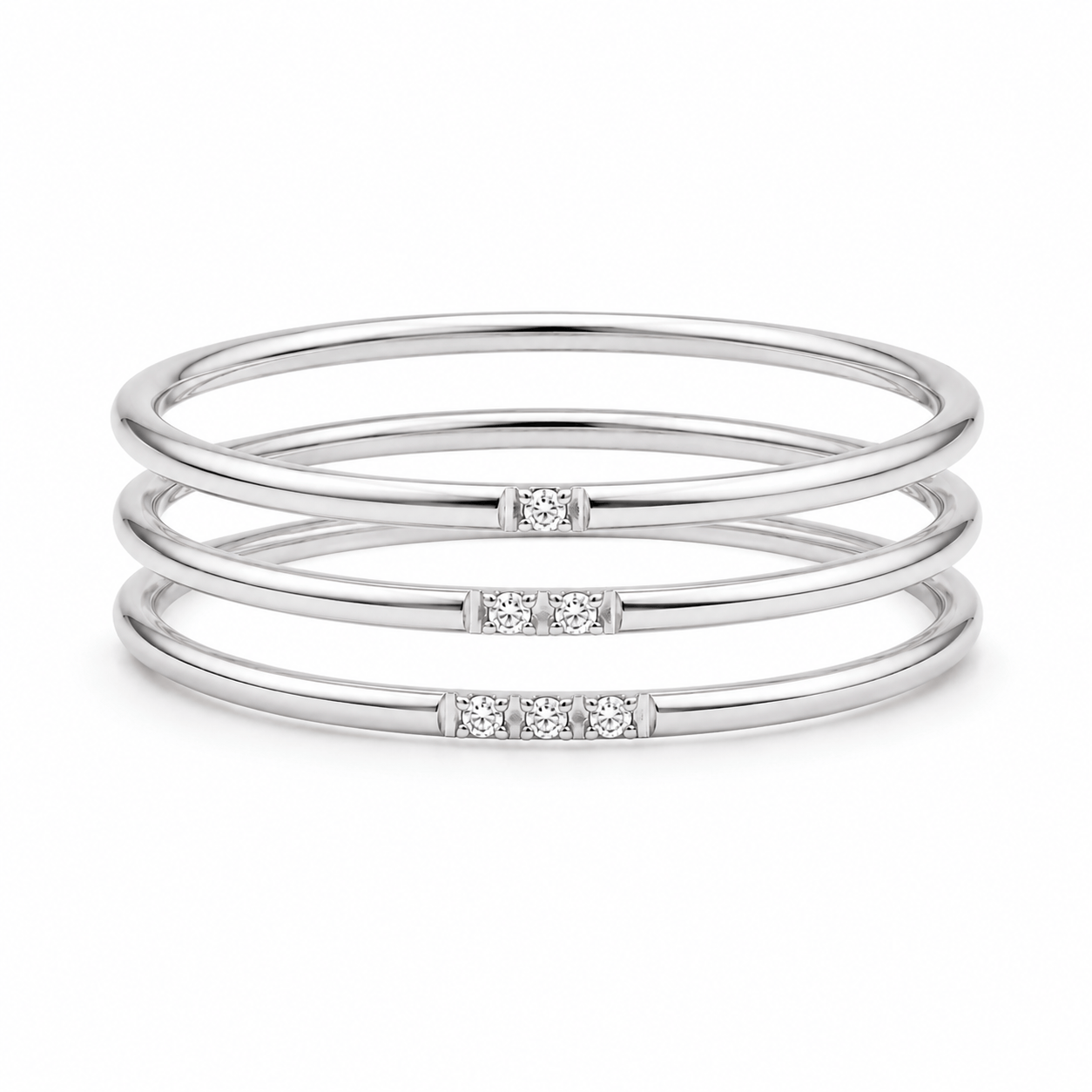Bohomoon Stainless Steel Belize Ring Set