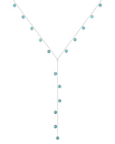 Bohomoon Stainless Steel Bluebell Lariat Necklace