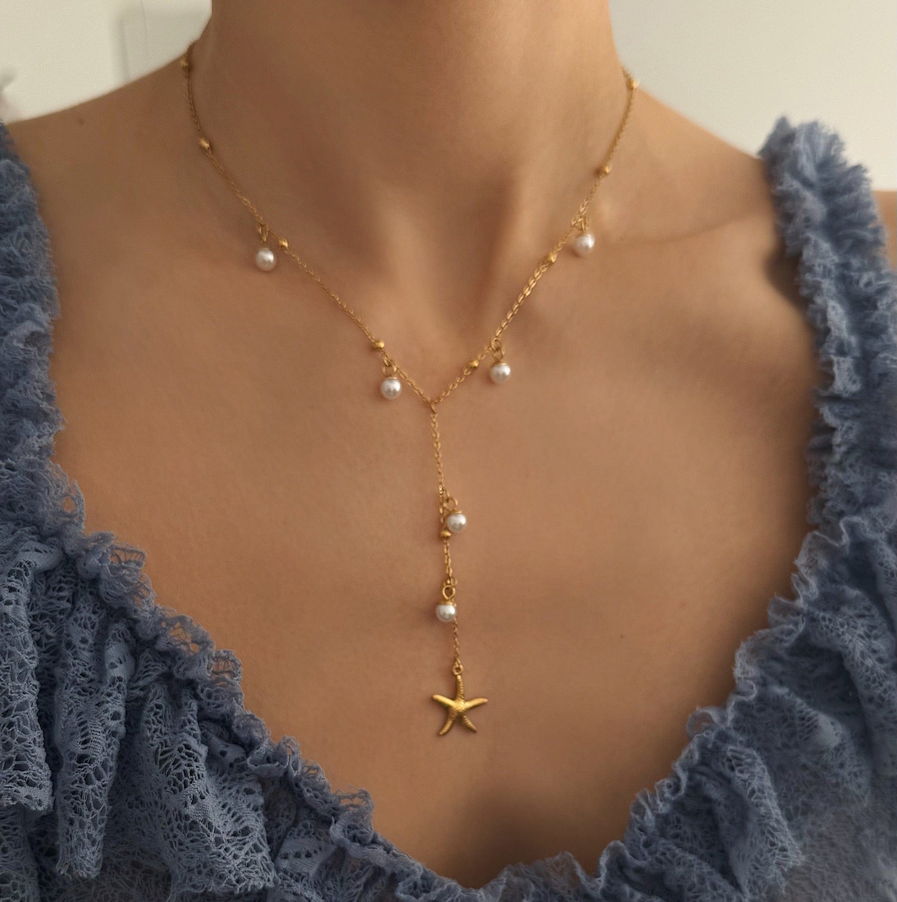 Bohomoon Stainless Steel Bondi Lariat Necklace