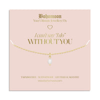 Bohomoon Stainless Steel Bridesmaid Necklace