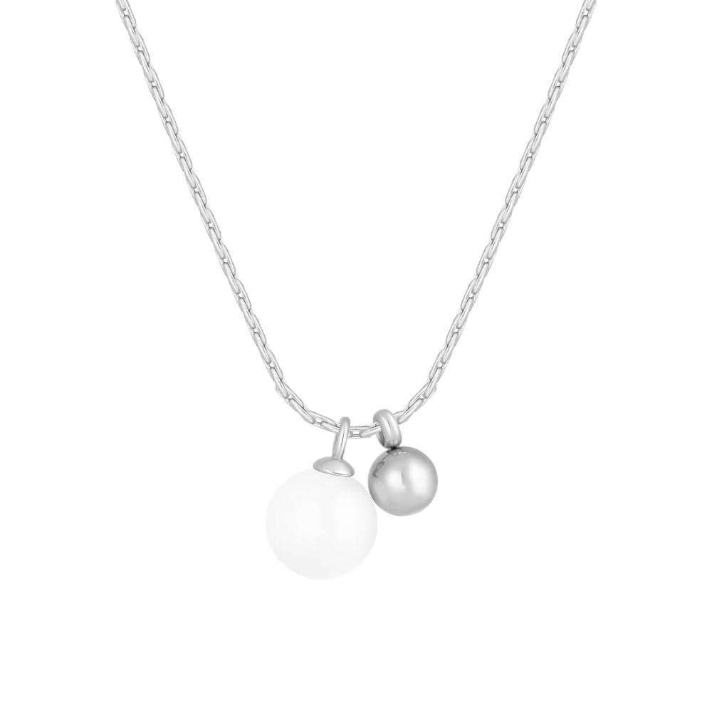 Bohomoon Stainless Steel Brielle Pearl Necklace