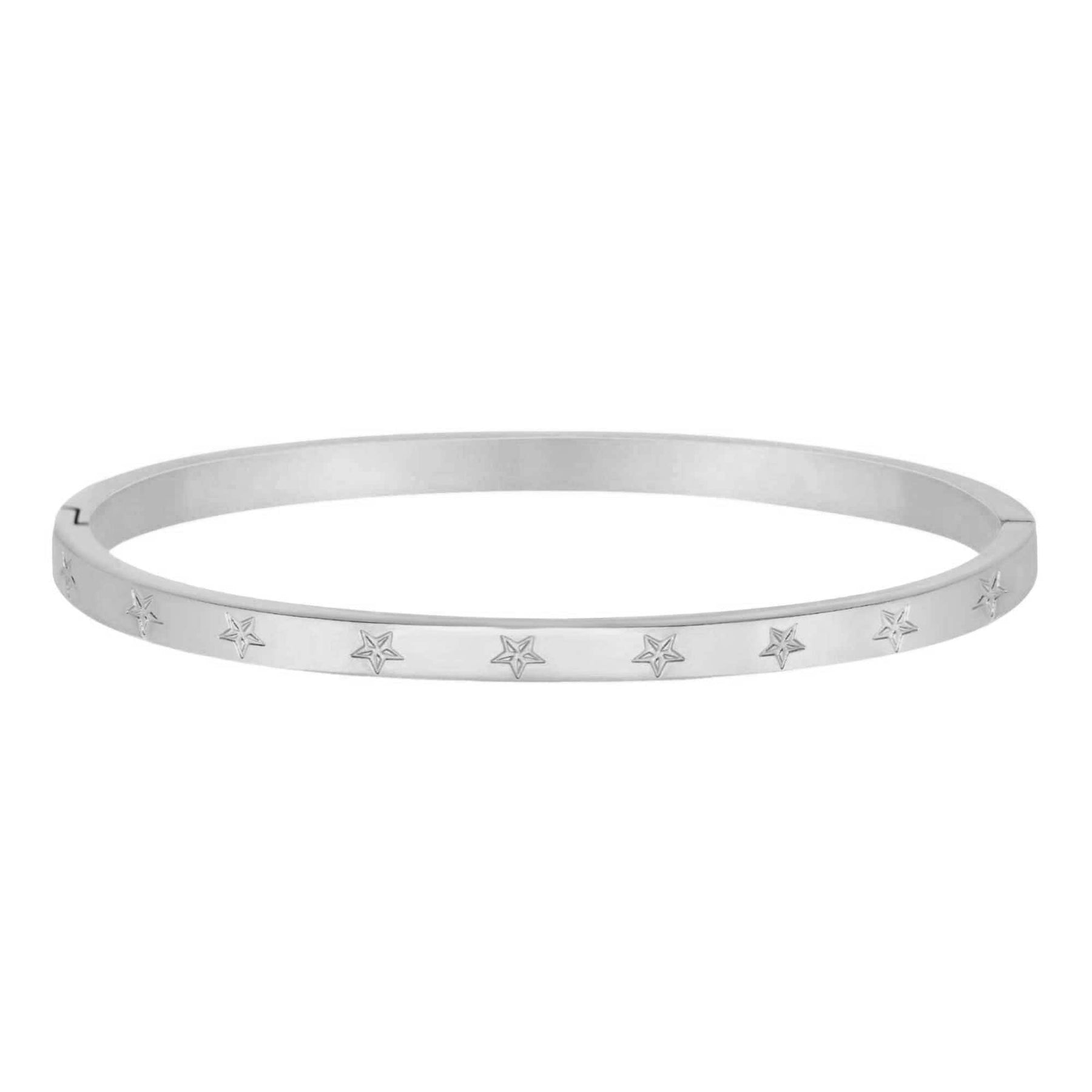 BohoMoon Stainless Steel Camryn Star Bracelet Silver