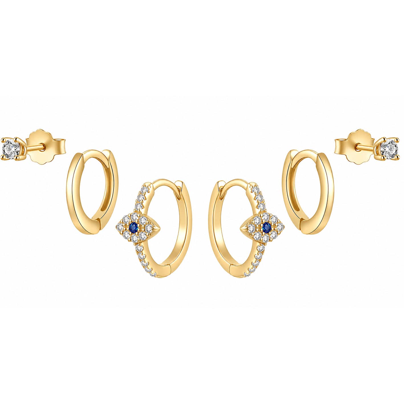 Bohomoon Stainless Steel Carefree Earring Set