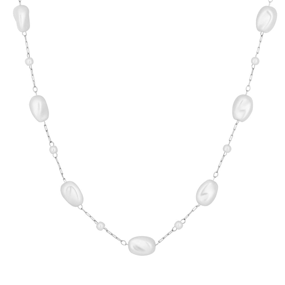 Bohomoon Stainless Steel Cayenne Pearl Choker