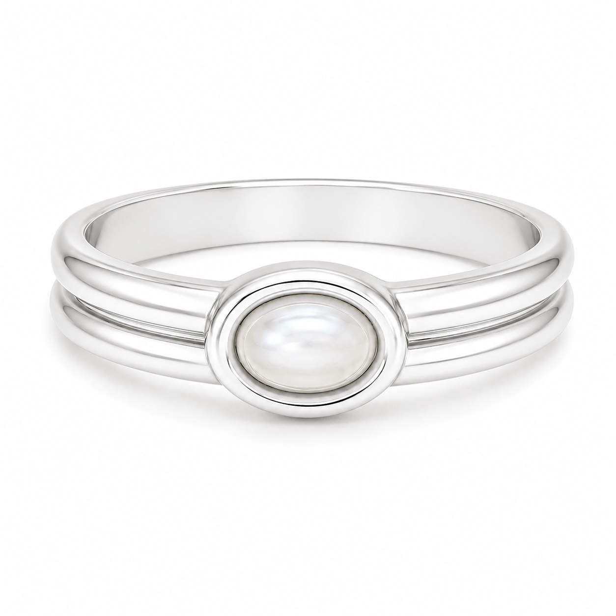 Bohomoon Stainless Steel Charlotte Pearl Ring