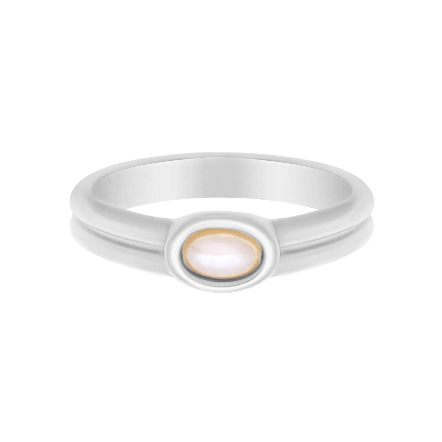 Bohomoon Stainless Steel Charlotte Pearl Ring