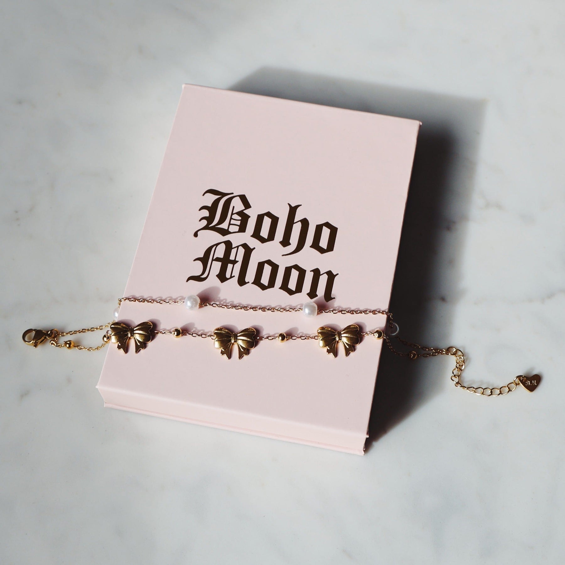 Bohomoon Stainless Steel Cherish Bow Bracelet