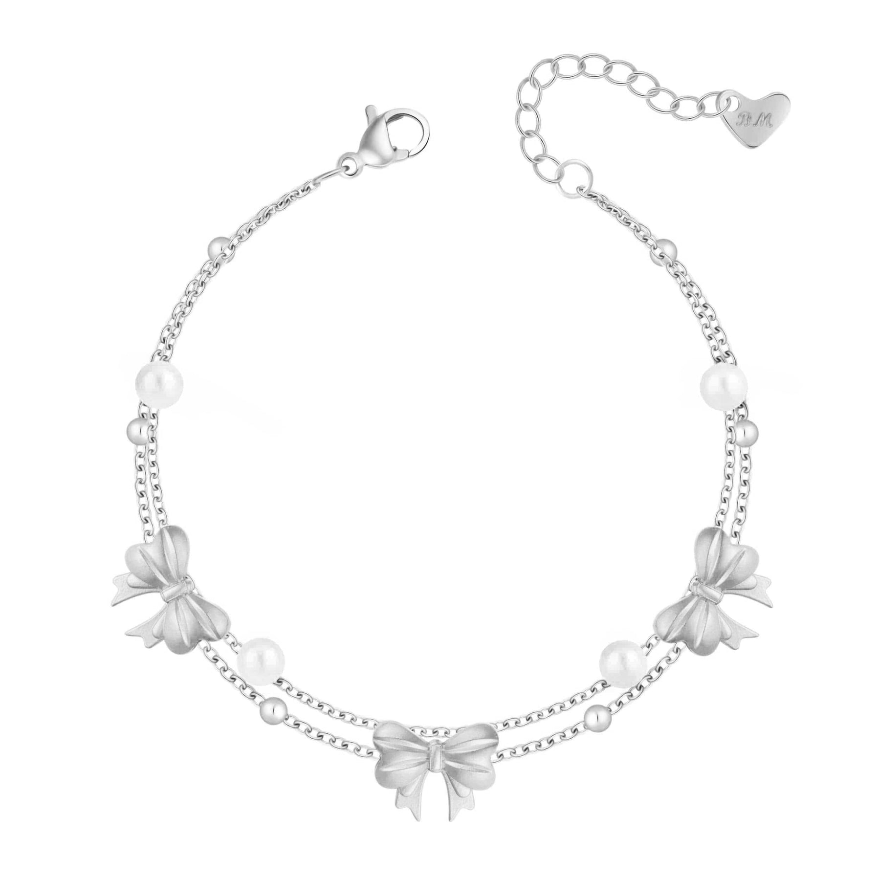 Bohomoon Stainless Steel Cherish Bow Bracelet