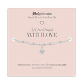 Bohomoon Stainless Steel Christmas Bracelet