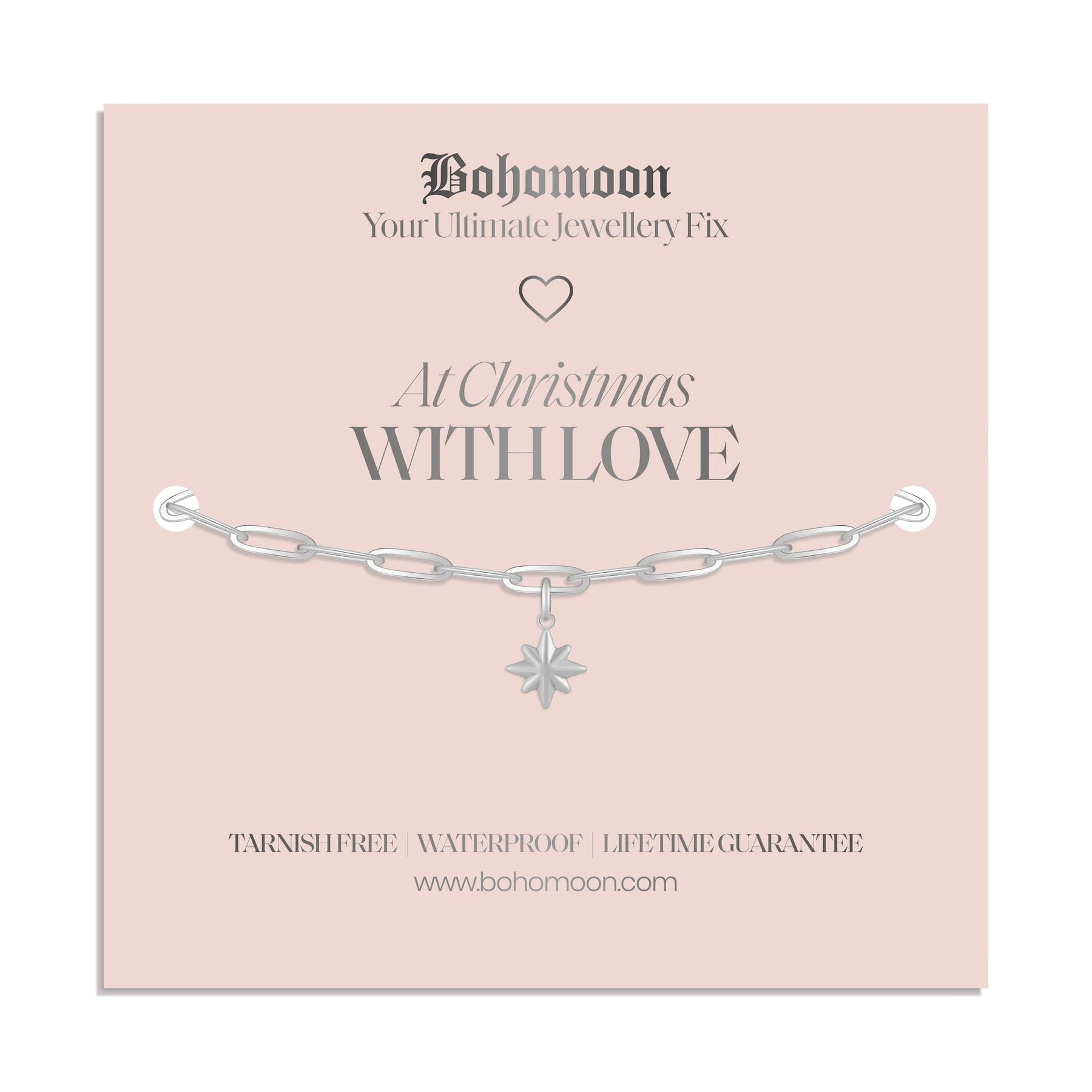 Bohomoon Stainless Steel Christmas Bracelet
