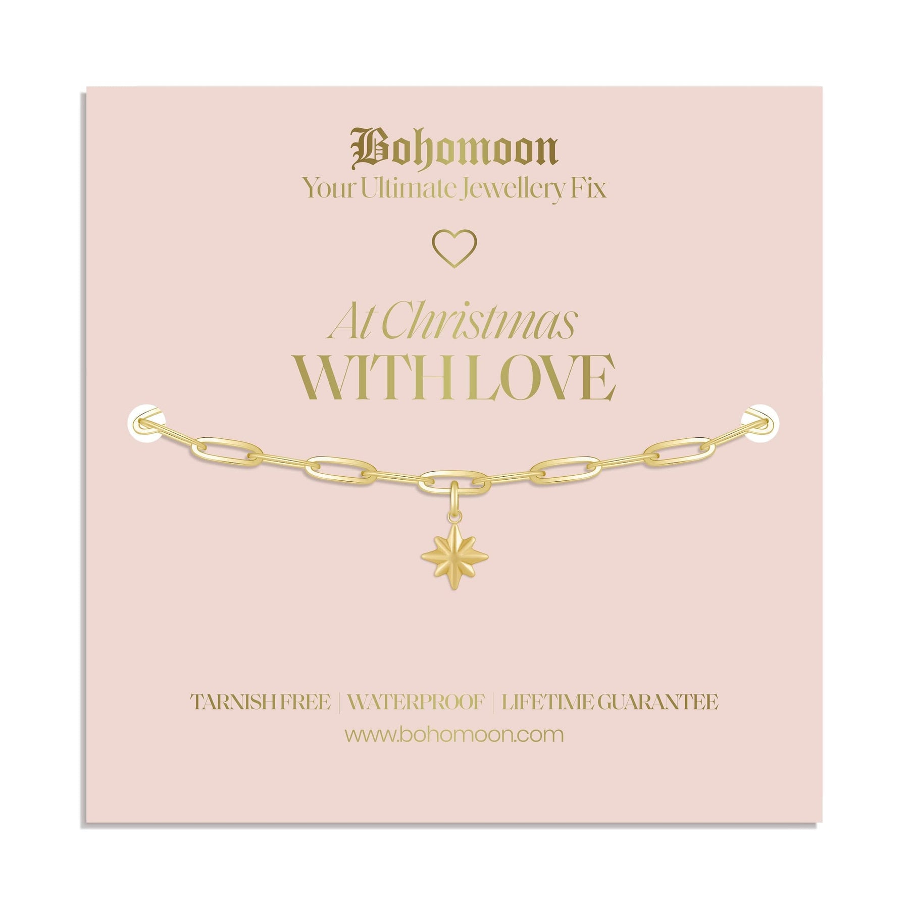 Bohomoon Stainless Steel Christmas Bracelet