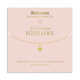 Bohomoon Stainless Steel Christmas Necklace
