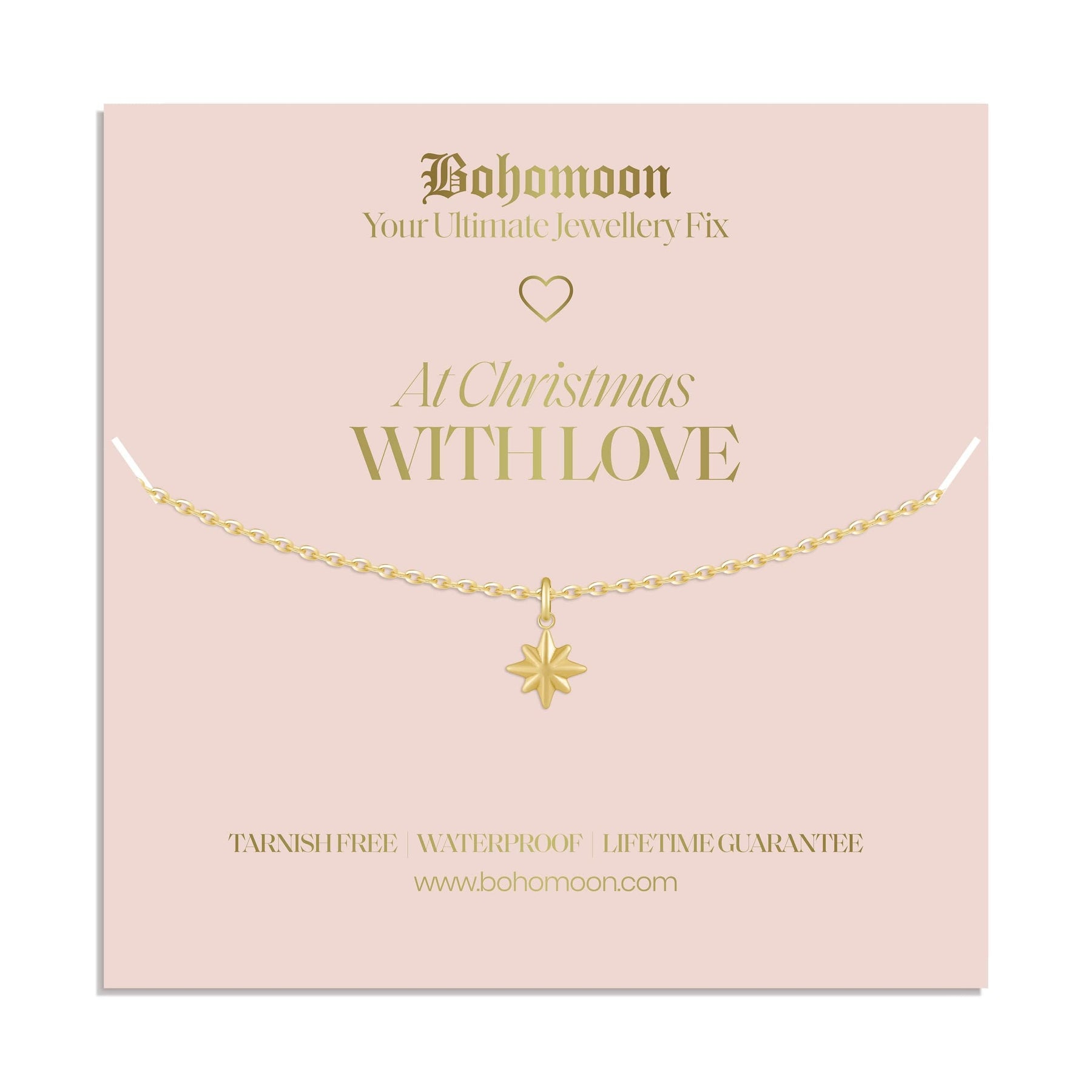 Bohomoon Stainless Steel Christmas Necklace