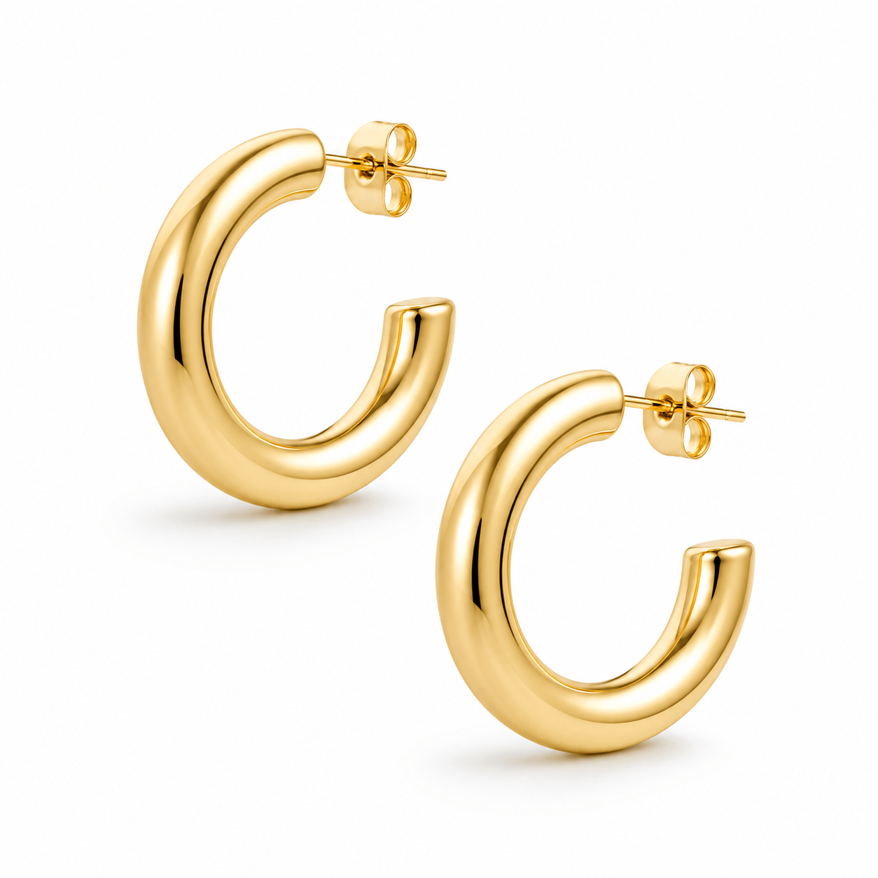 Bohomoon Stainless Steel Classic Hoop Earrings
