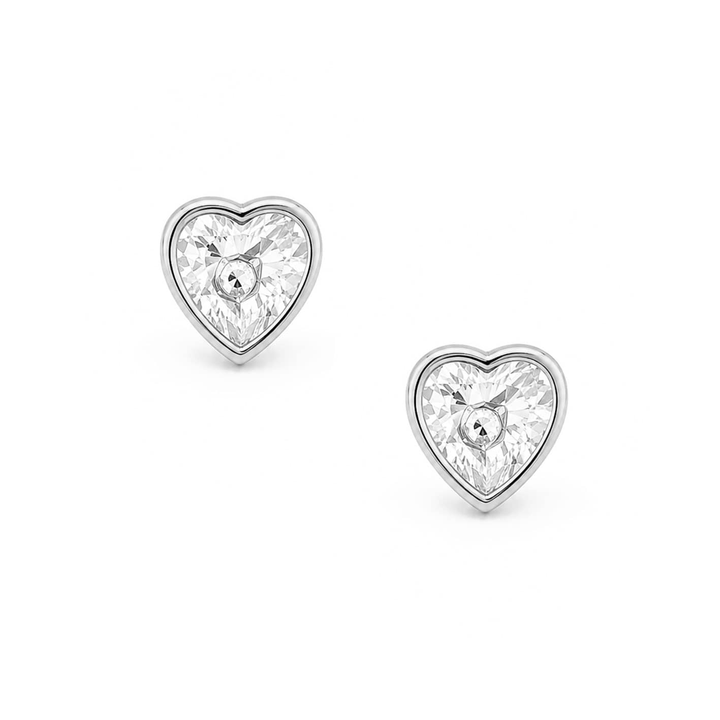Bohomoon Stainless Steel Clementine Heart Stud Earrings