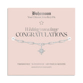 Bohomoon Stainless Steel Congratulations Bracelet