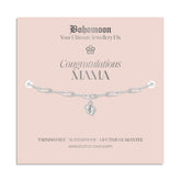 Bohomoon Stainless Steel Congratulations Mama Bracelet