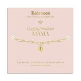 Bohomoon Stainless Steel Congratulations Mama Bracelet
