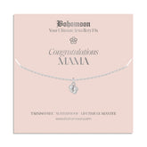 Bohomoon Stainless Steel Congratulations Mama Necklace