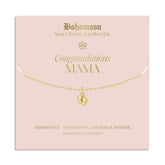 Bohomoon Stainless Steel Congratulations Mama Necklace