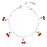 Bohomoon Stainless Steel Crimson Cherry Bracelet