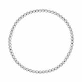 BohoMoon Stainless Steel Gloria Beaded Bracelet Silver