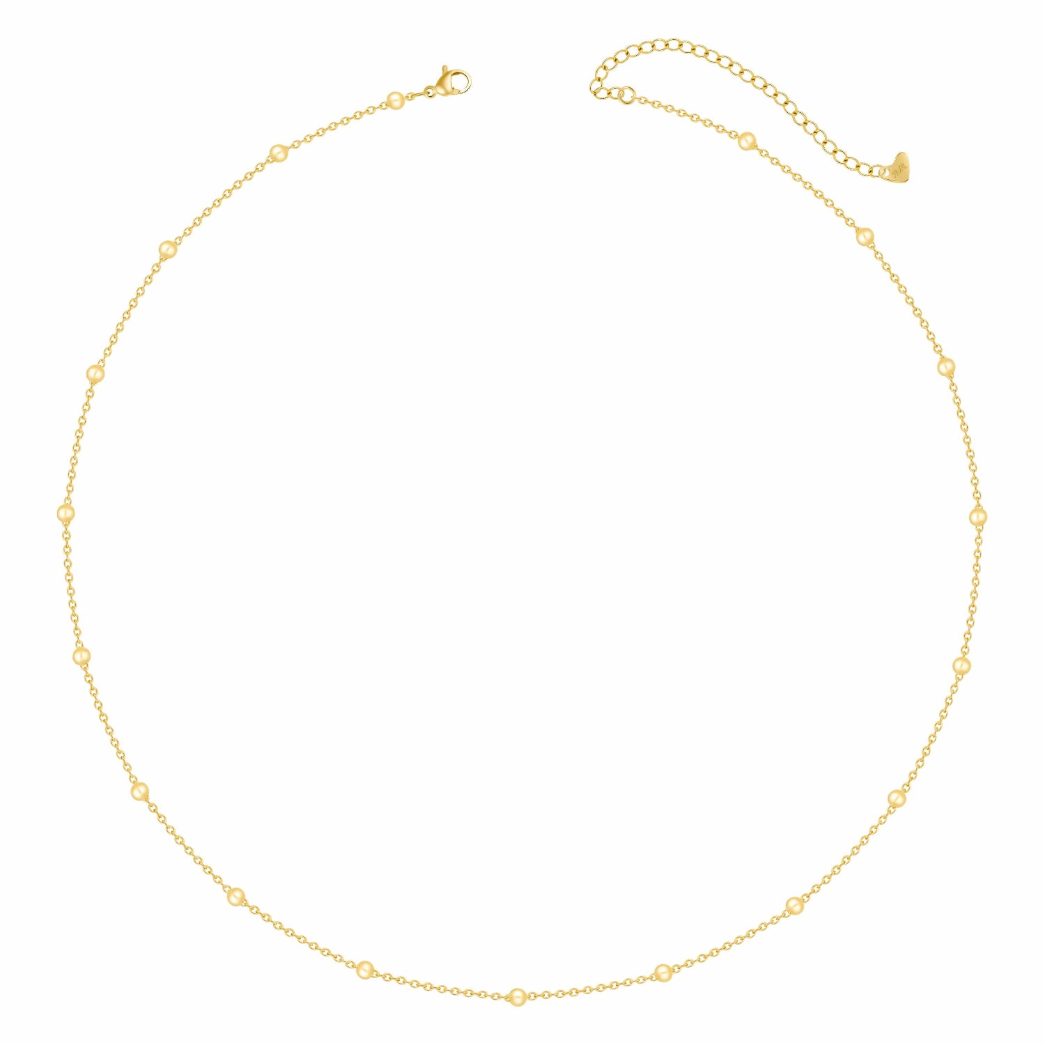Bohomoon Stainless Steel Dainty Ball Belly Chain