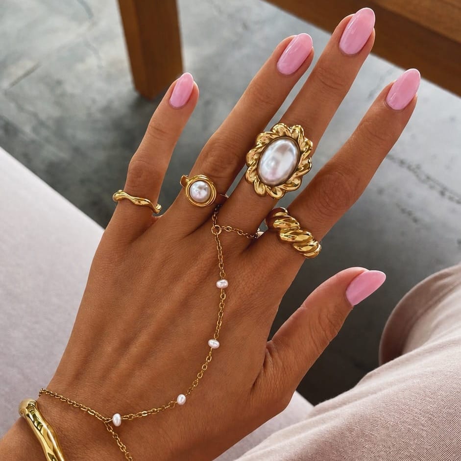 Bohomoon Stainless Steel Demi Ring