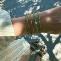 Bohomoon Stainless Steel Elsie Peridot Bracelet